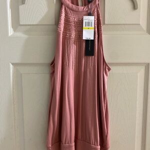 Cable & Gauge Old Rose Textured Tank